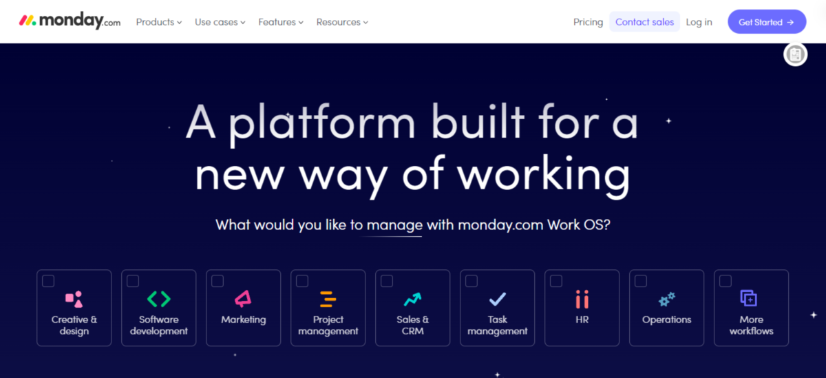 CRM Monday.com - A new way of working efficiently